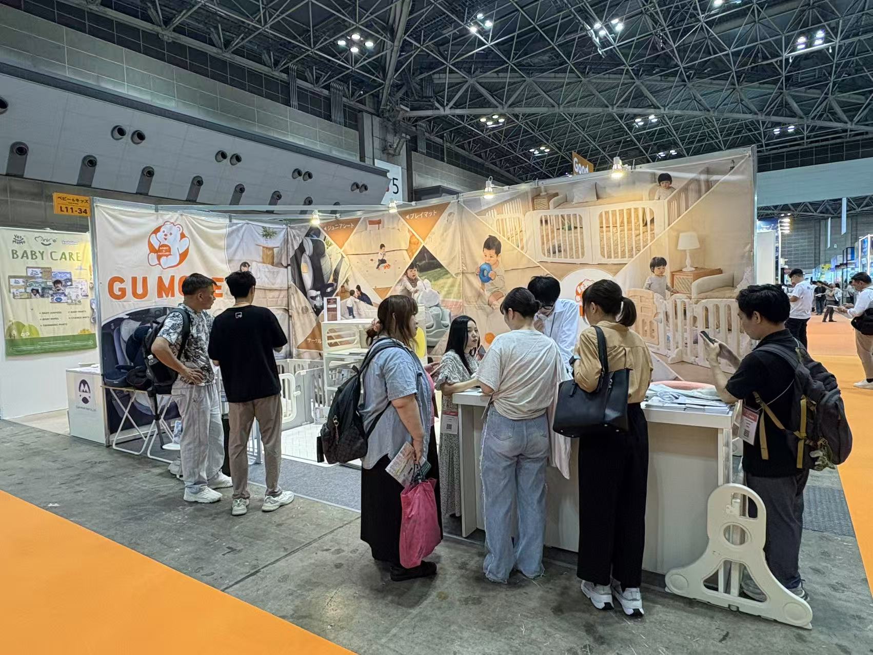 展示会当日の様子